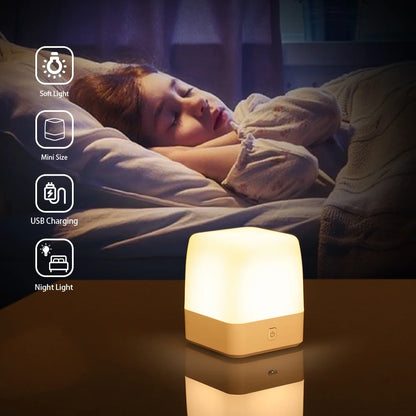 Small Night Light for Kids, Led Dimmable Bedside Lamps Light for Bedroom, Baby, Nursery, Sleeping, 2 Lighting
